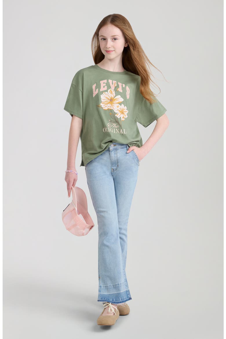 Kids' 726 High Waist Released Hem Flare Jeans, Alternate, color, HEAT WAVE