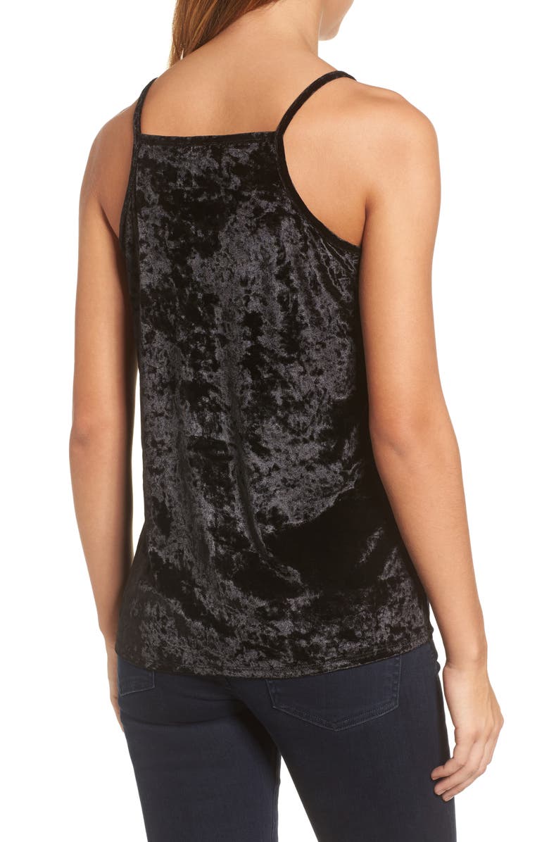 Billy T Crushed Velvet Camisole, Alternate, color,