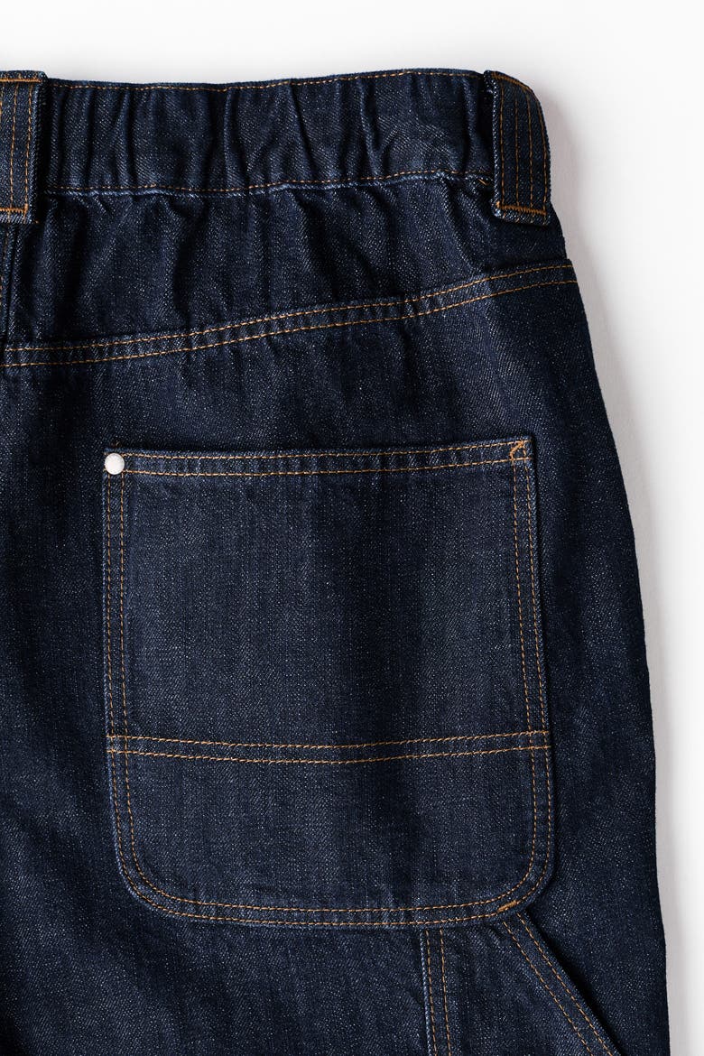 Baggy Carpenter Jeans, Alternate, color, Dark denim blue