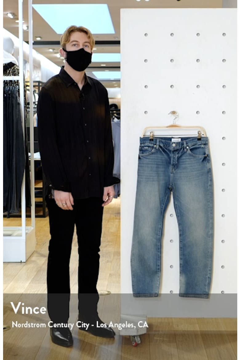 Le Pixie Slouch High Waist Straight Leg Jeans video