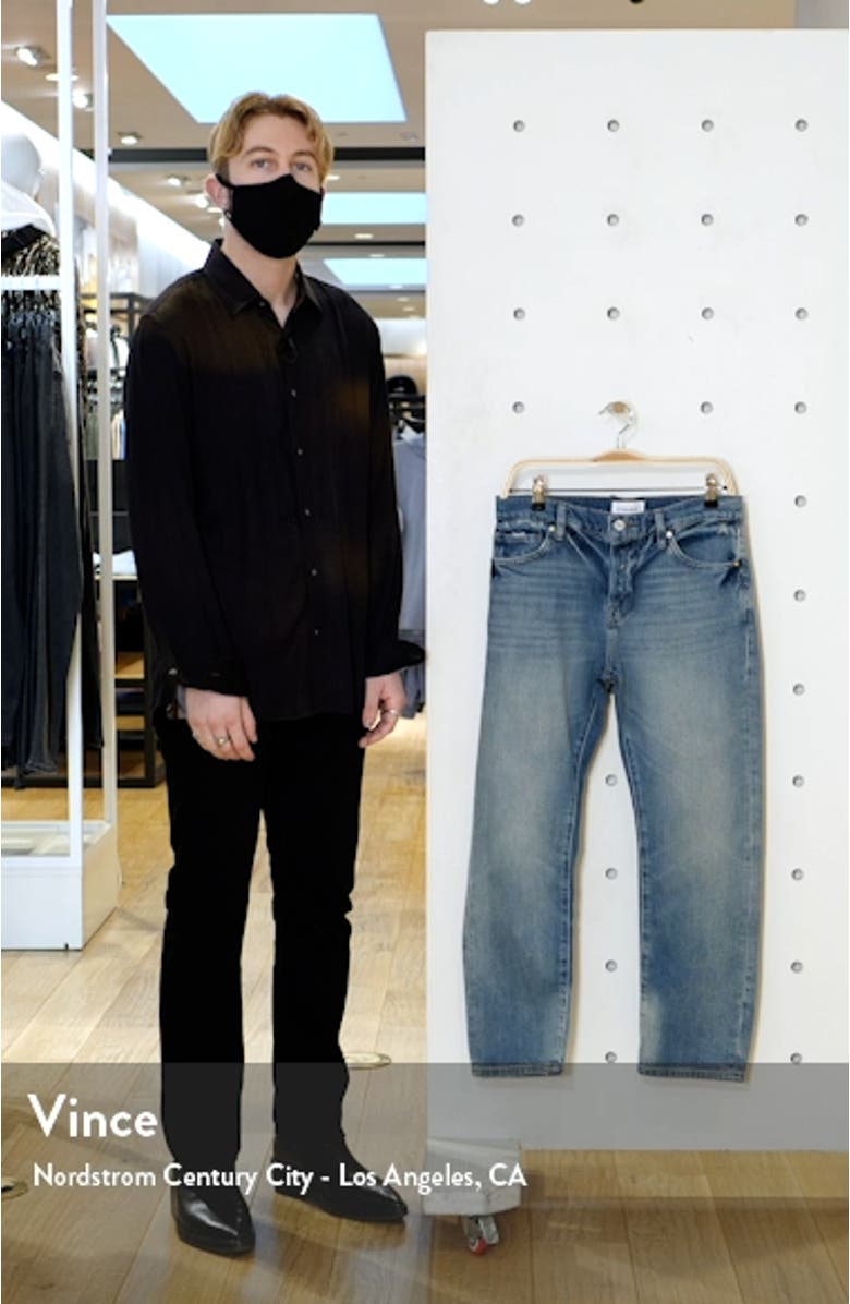 Le Pixie Slouch High Waist Straight Leg Jeans, sales video thumbnail