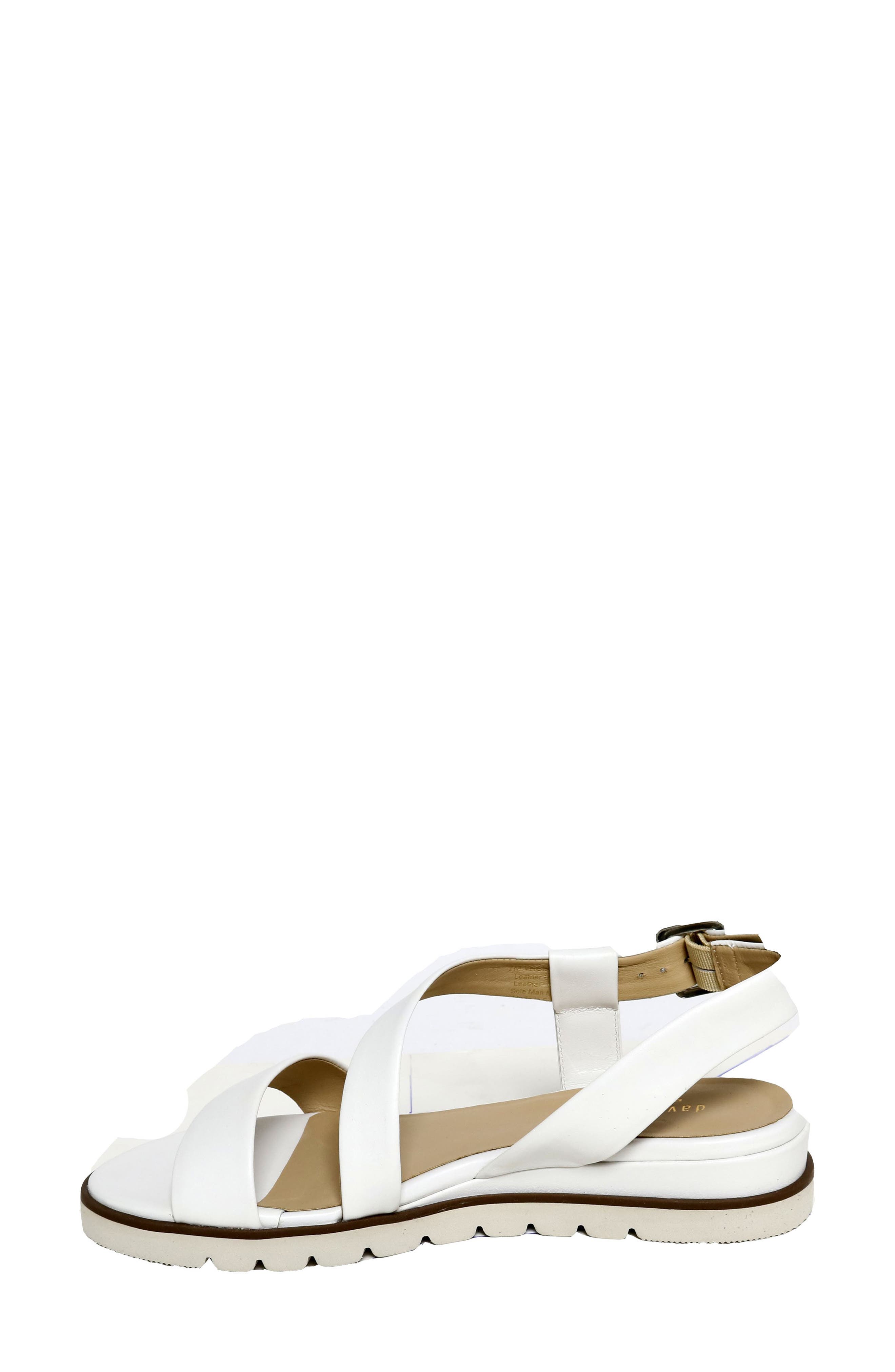 Ingrid Wedge Sandal, Alternate, color, WHITE
