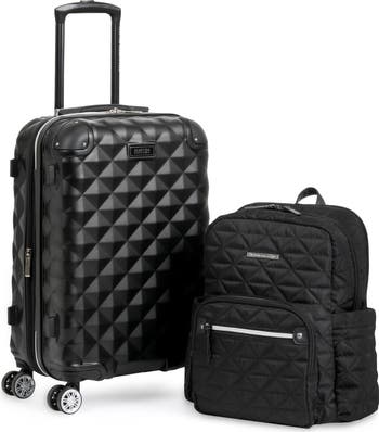 Diamond Tower Carry-On and Emma Laptop Backpack Bundle Set