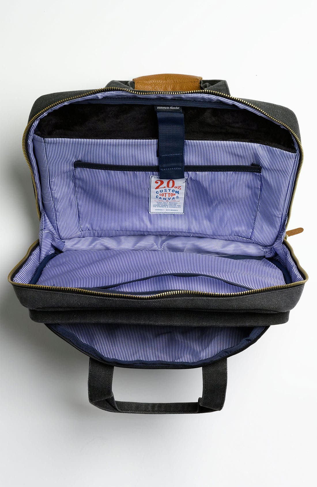 Herschel Supply Co. 'Oak' Cotton Canvas Laptop Briefcase, Alternate, color, 