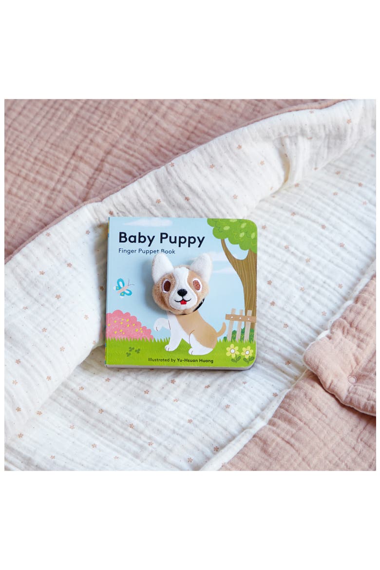 'Baby Puppy' Finger Puppet Board Book, Alternate, color, MULTICOLOR