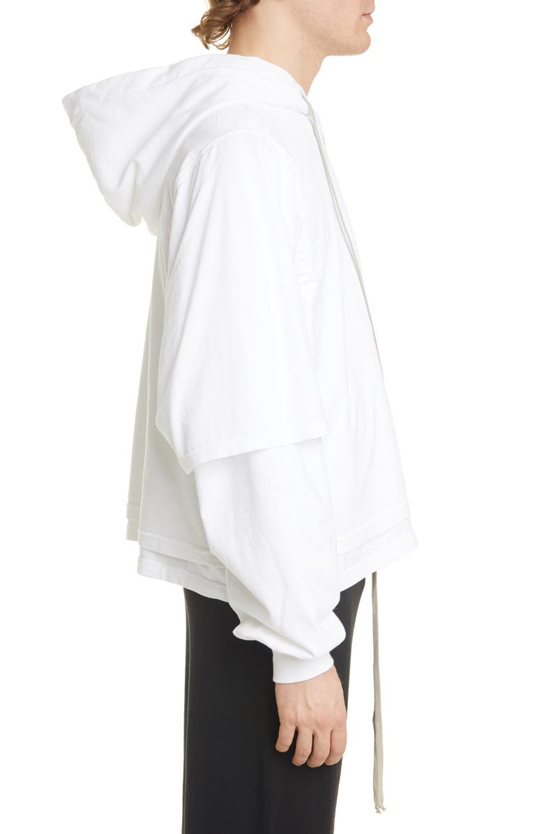 Rick Owens DRKSHDW Hustler Hoodie, Alternate, color,