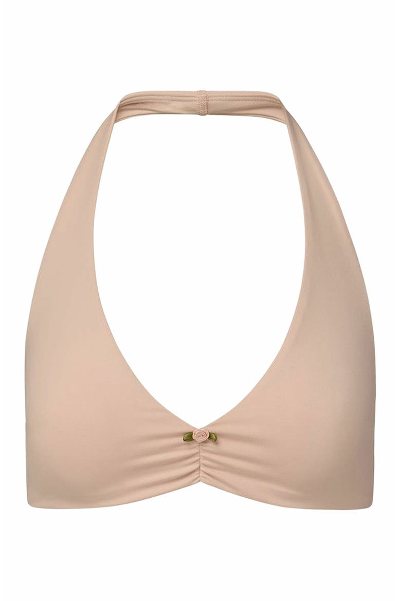 V-neck Halter Bra, Main, color, BALLET SLIPPER