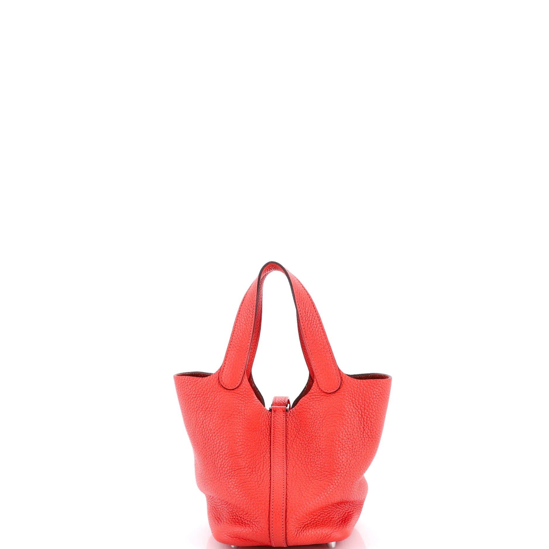 Pre-Owned Hermes Picotin Lock Bag Clemence PM, Alternate, color, Rouge Pivoine