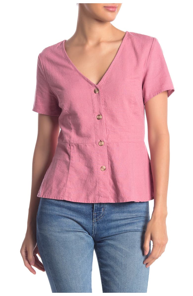 VERO MODA Milo Button-Up Top, Main, color,