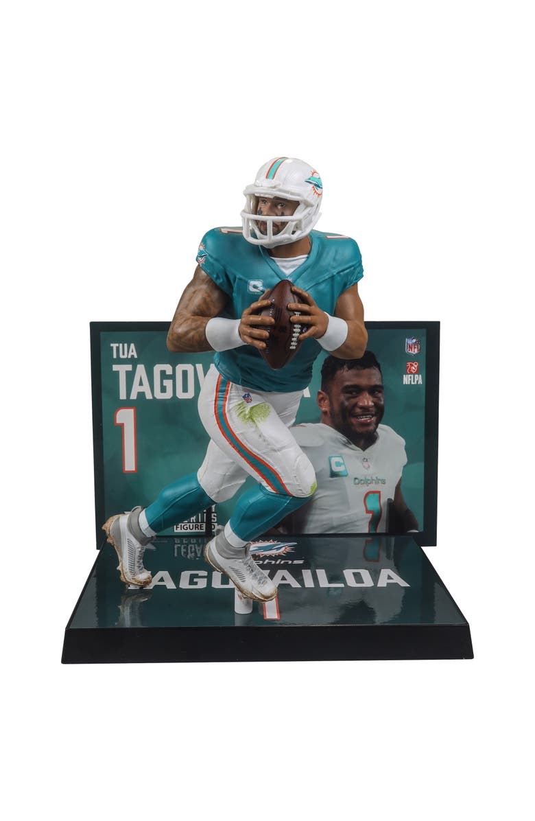 McFarlane Tua Tagovailoa (Miami Dolphins) NFL 7" Figure McFarlane's SportsPicks, Main, color, Blue