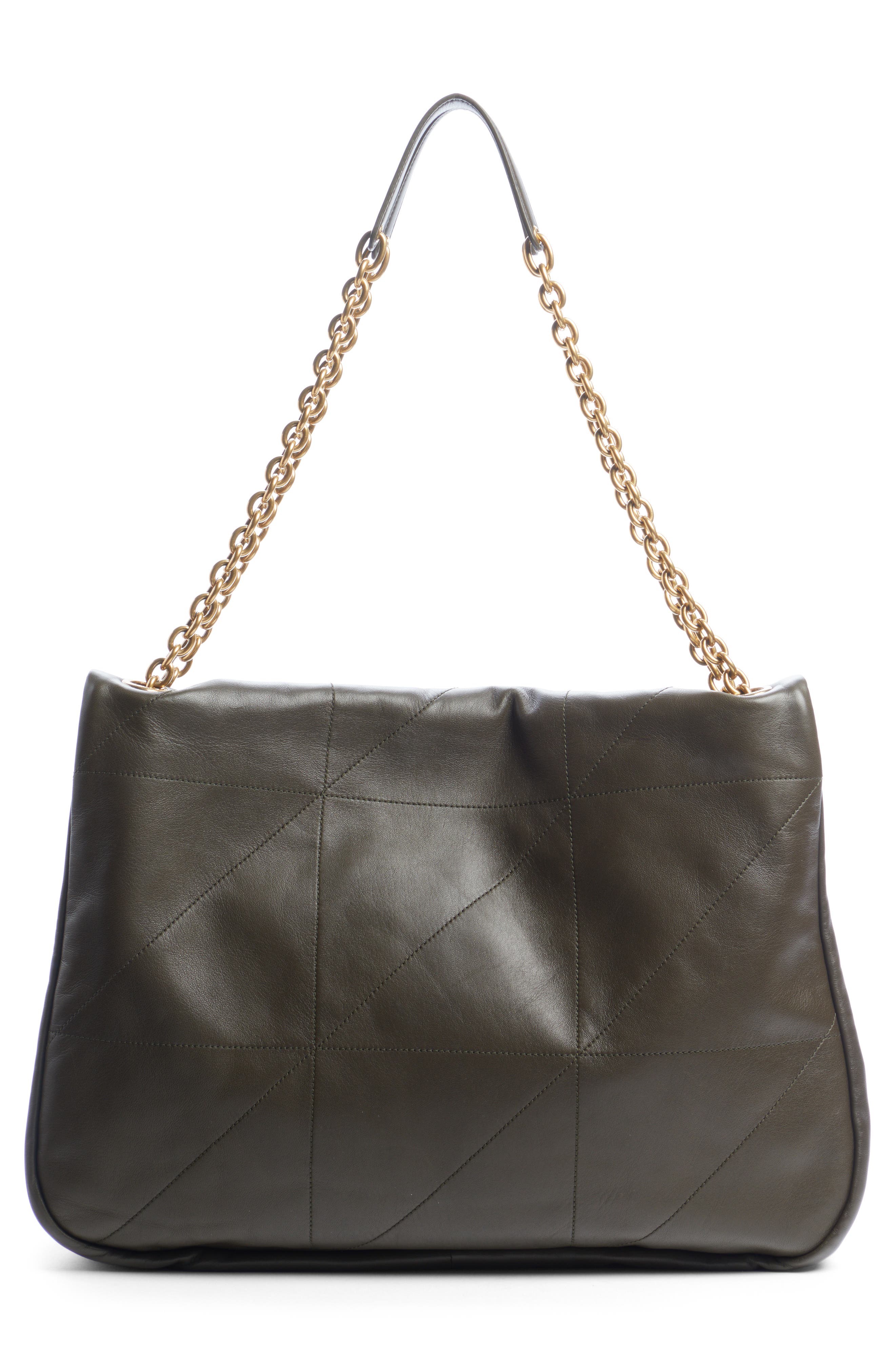 Saint Laurent Jamie 4.3 Patchwork Leather Tote, Alternate, color, Light Musk