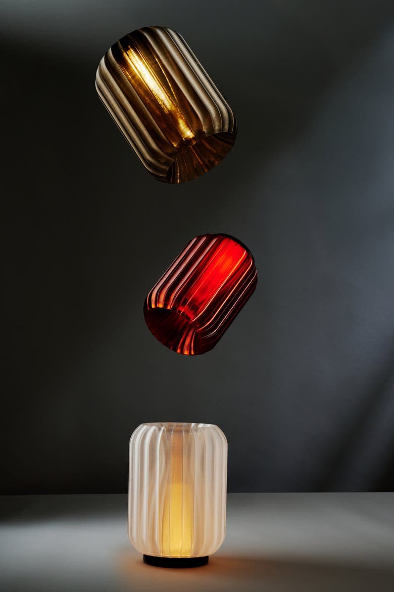 Cordless Mini Allium Lamp, Alternate, color, Smoke
