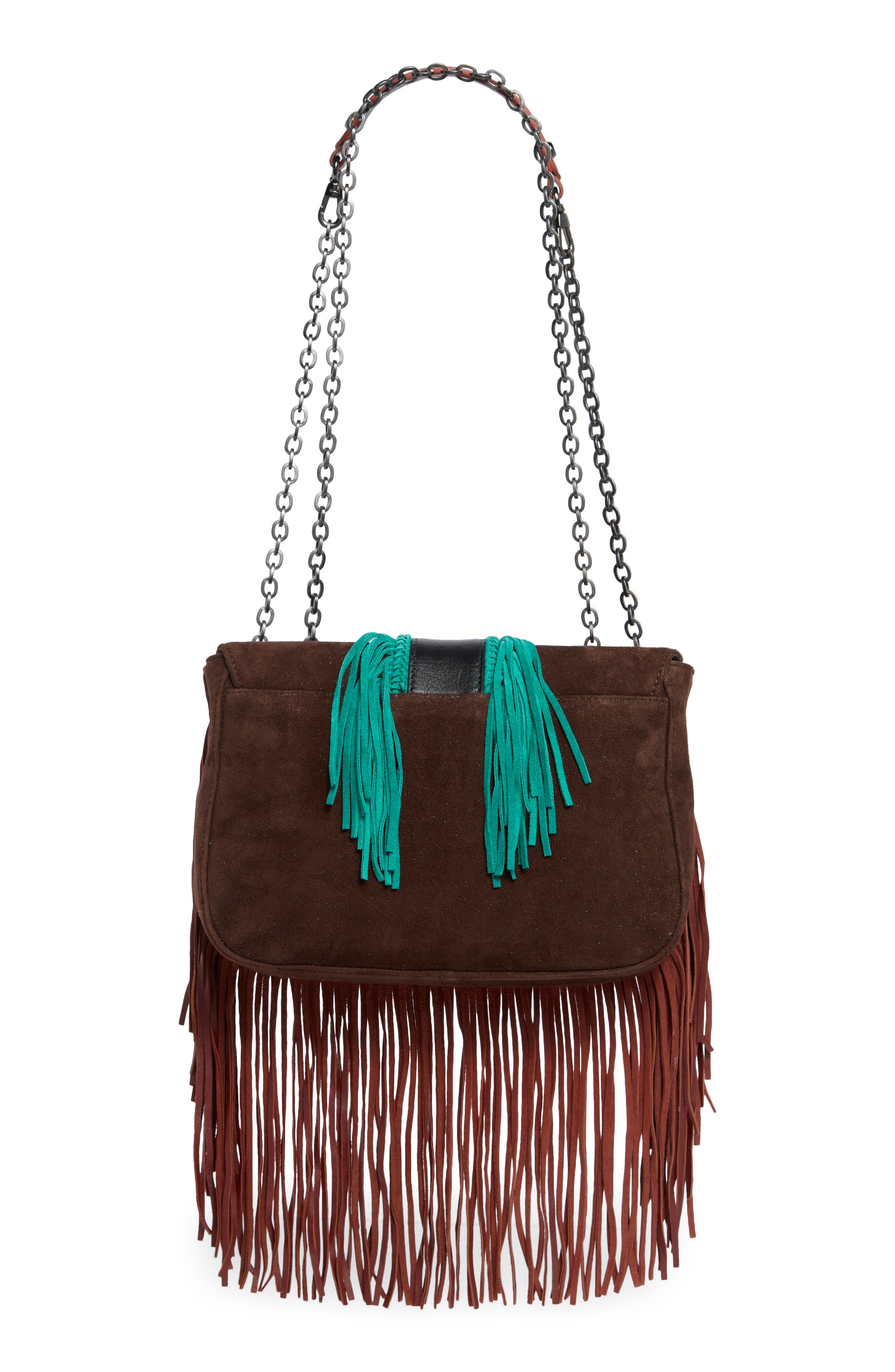 Longchamp Small Amazone Convertible Crossbody Bag, Alternate, color, Ebony