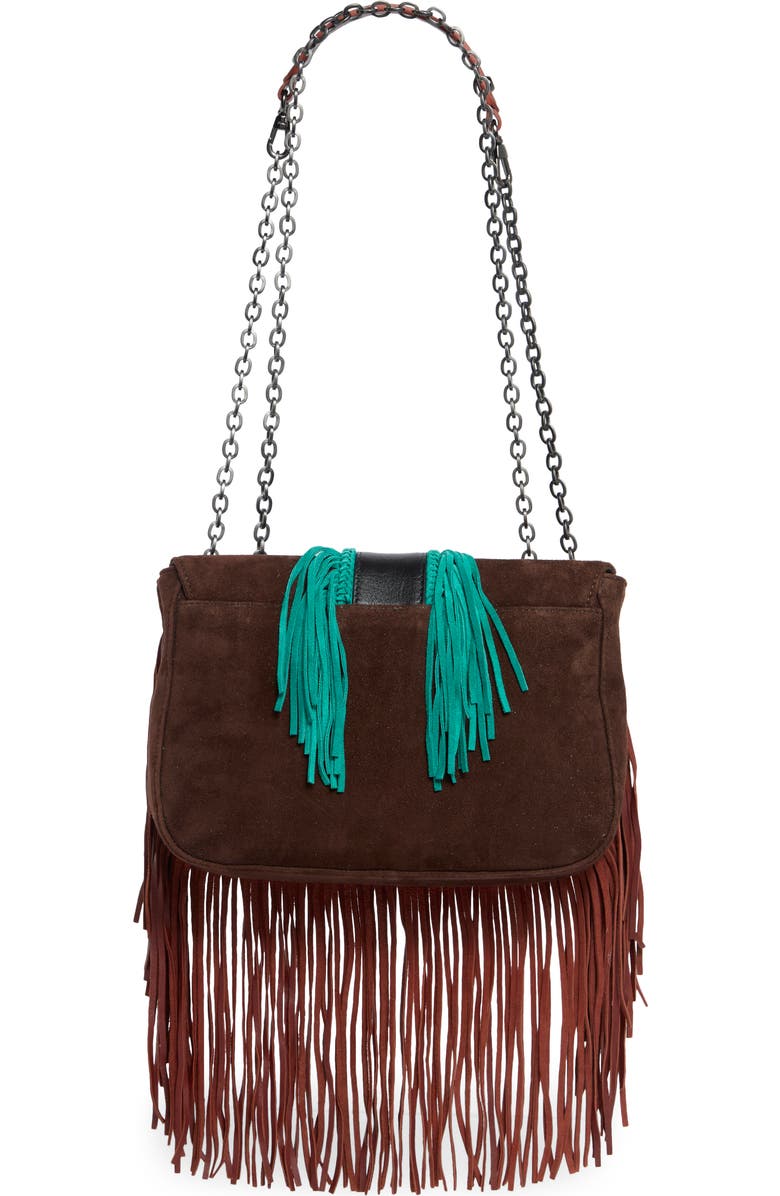 Longchamp Small Amazone Convertible Crossbody Bag, Alternate, color, Ebony