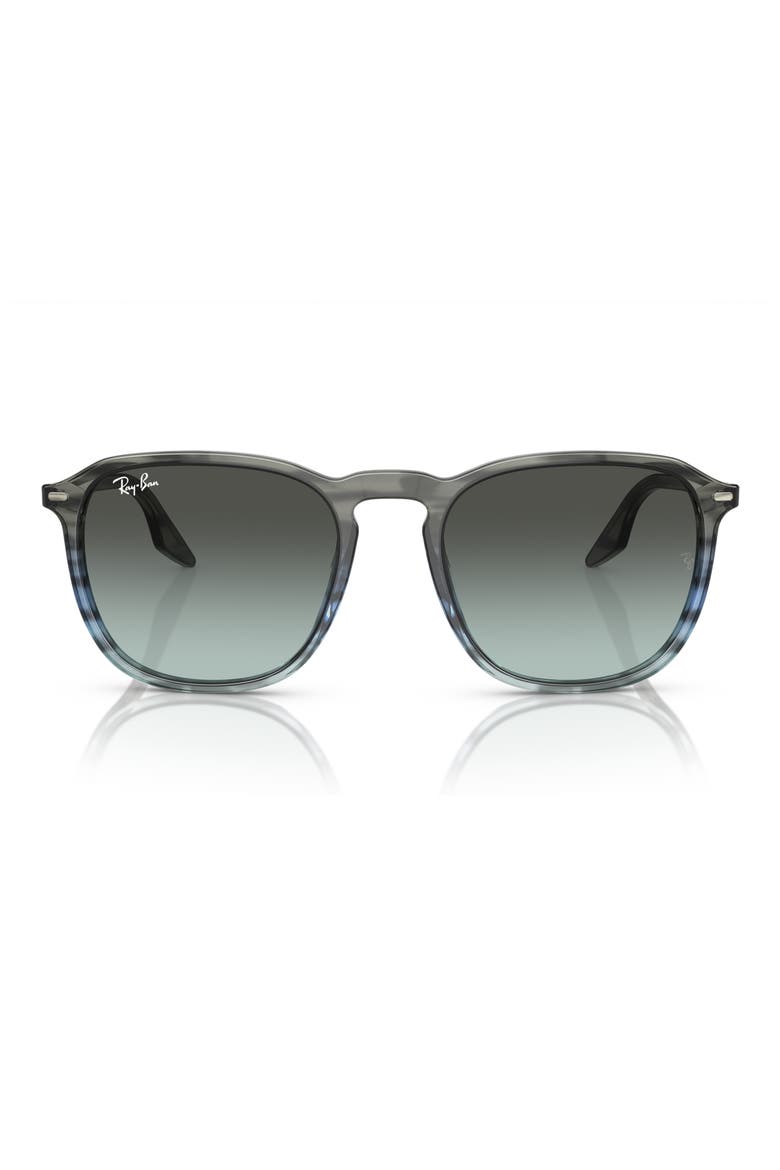 52mm Square Sunglasses, Main, color, BLUE