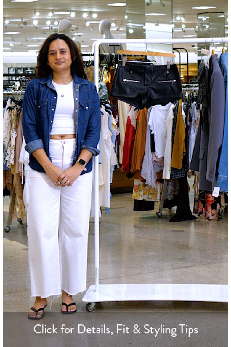 Labella Faux Leather Micro Shorts video