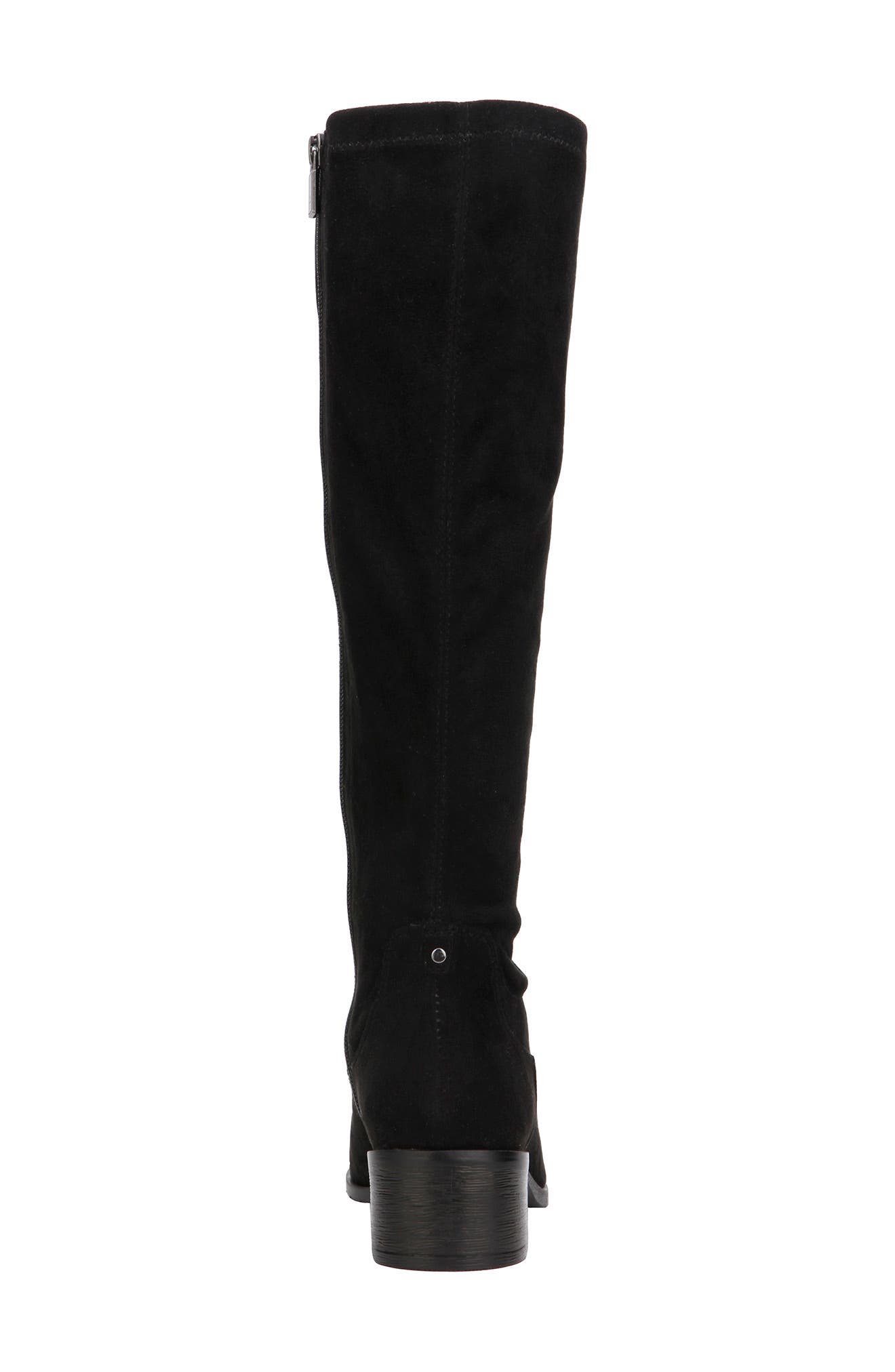 Reaction Kenneth Cole Salt Stretch Knee High Boot, Alternate, color, Black