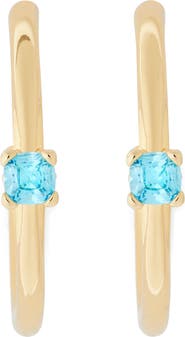 Kate Spade New York cubic zirconia hoop earrings