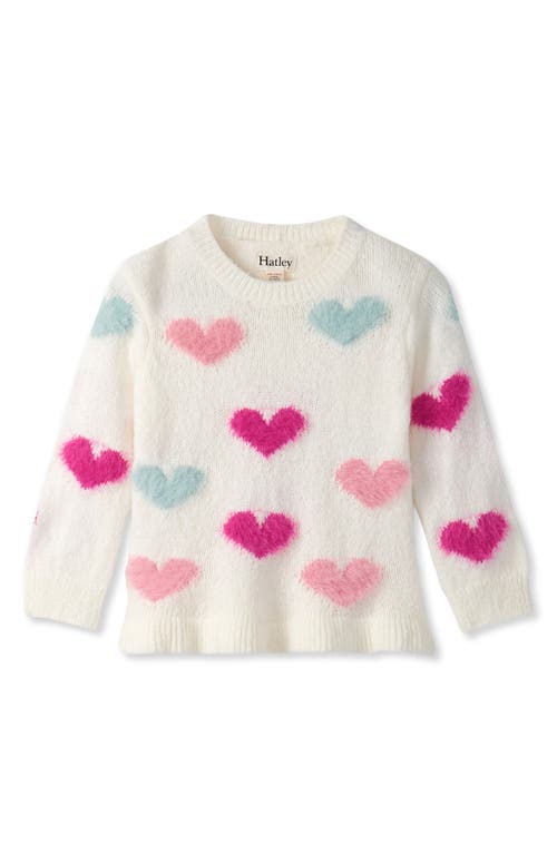 Hatley Hearts Sweater In Multi