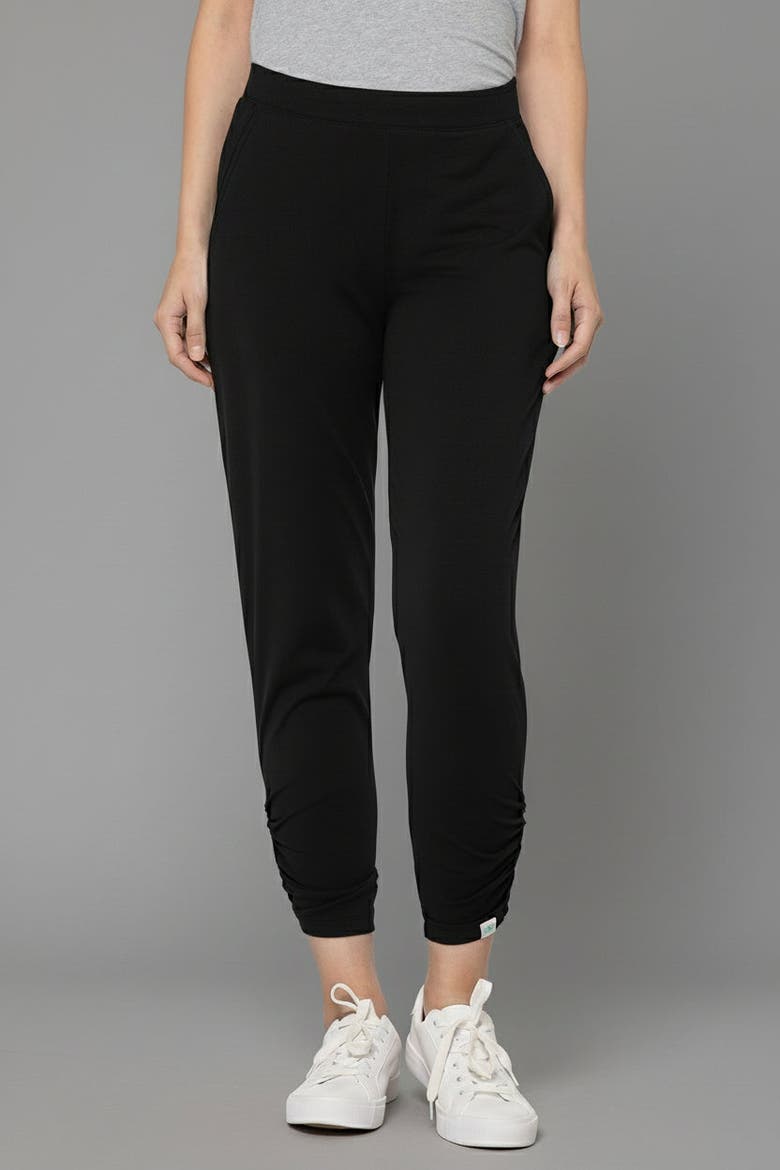 Women's Cafe Ruche Pants, UPF 50+ Sun Protection, Main, color, Black