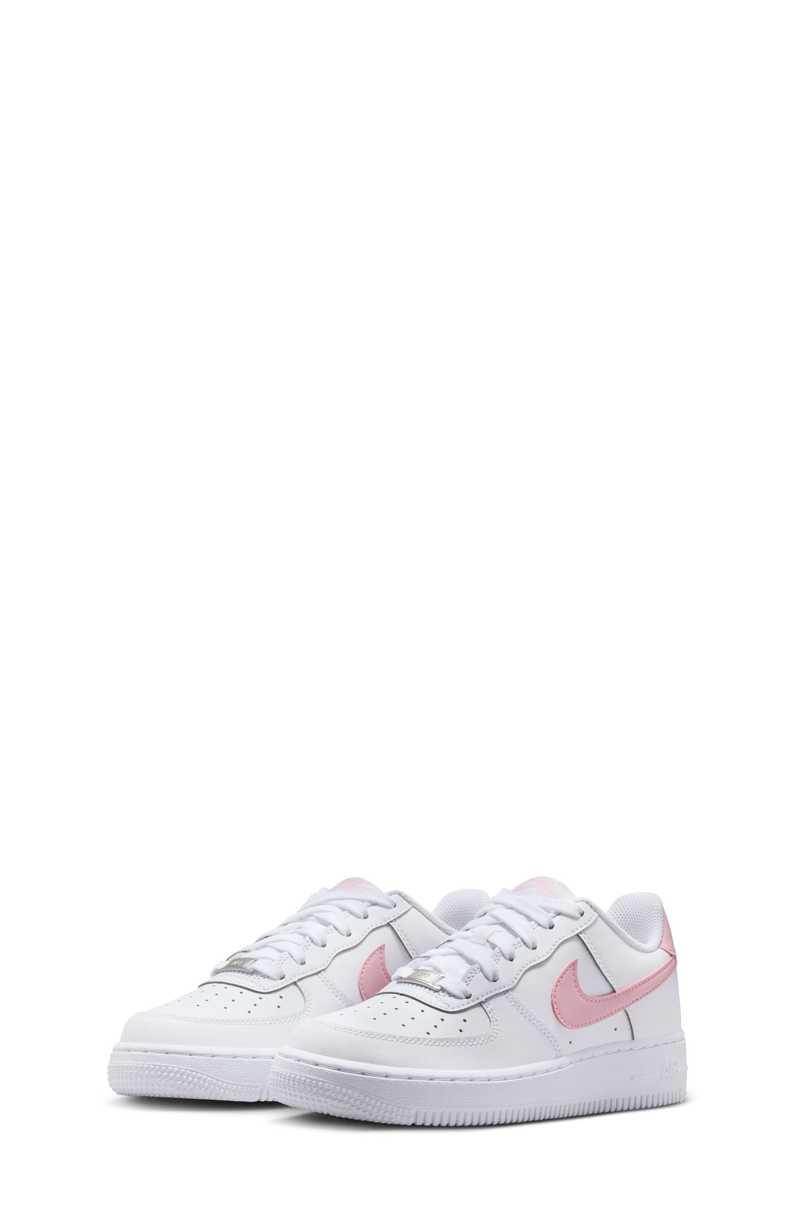 Nike Kids' Air Force 1 Sneaker, Main, color, 115 White/Mdsfpk