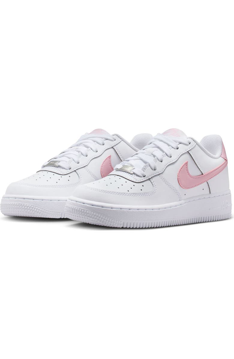 Nike Kids' Air Force 1 Sneaker, Main, color, 115 White/Mdsfpk