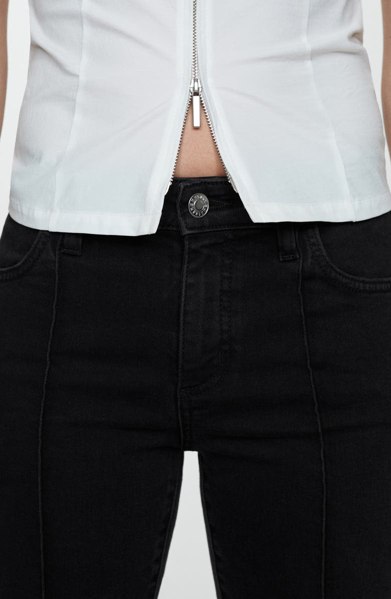 MANGO Slim Fit Capri Jeans, Alternate, color,