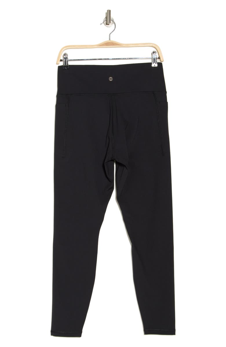 BALANCE COLLECTION Sophia Pocket Crop Leggings, Alternate, color, True Black