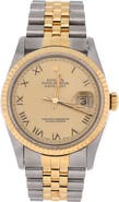 Pre-Owned Rolex Oyster Perpetual Datejust Automatic Watch Stainless Steel and Yellow Gold 36