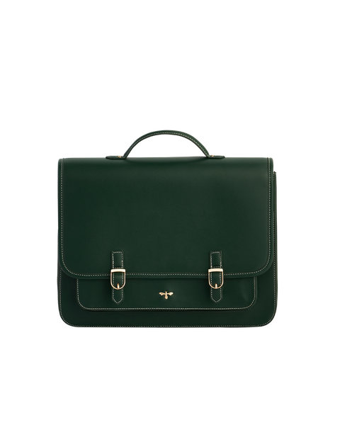 Into the Woods Green Large Satchel Backpack