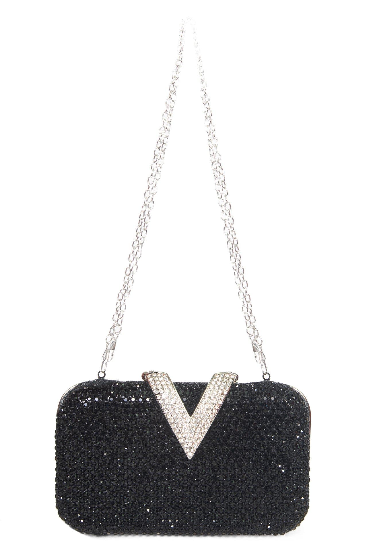Viki Clutch, Main, color, BLACK