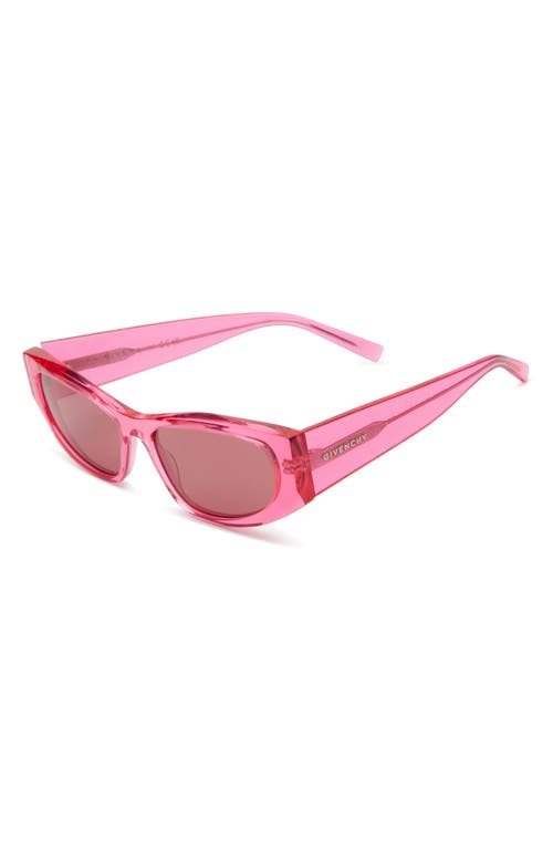 Givenchy Gv Day 56mm Geometric Sunglasses In Pink