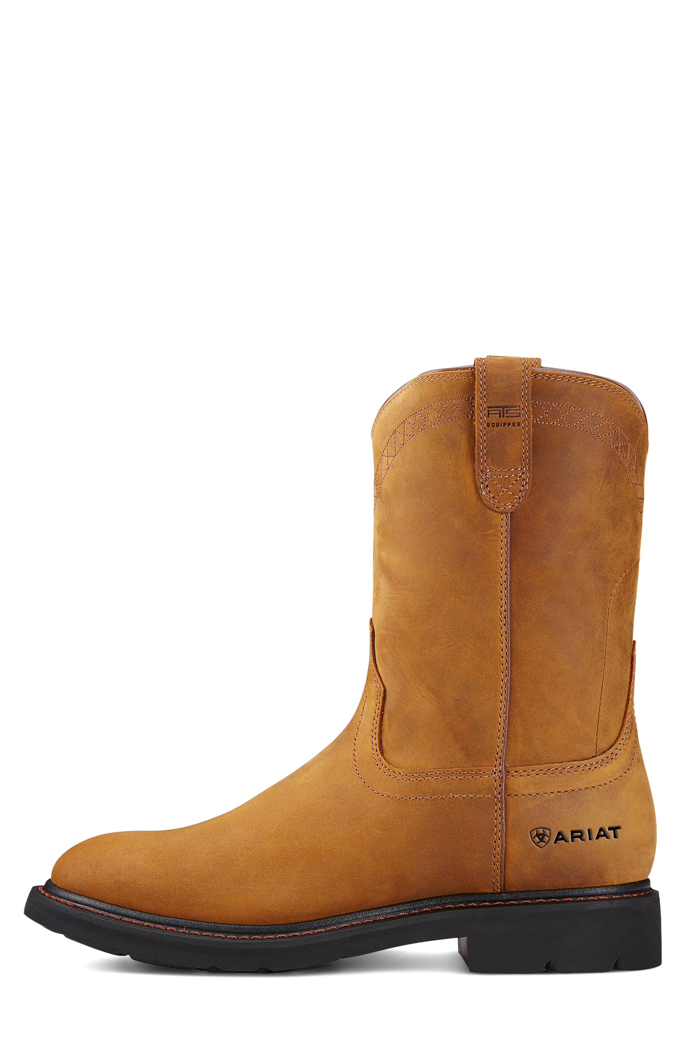 Sierra Work Boot, Alternate, color, BROWN