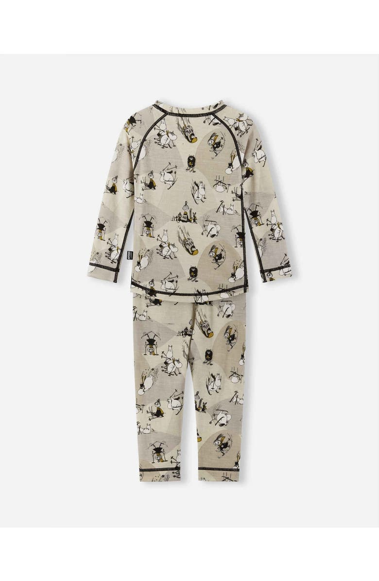 Reima Thermal set, Moomin Trivsam, Alternate, color, Sandy Beige