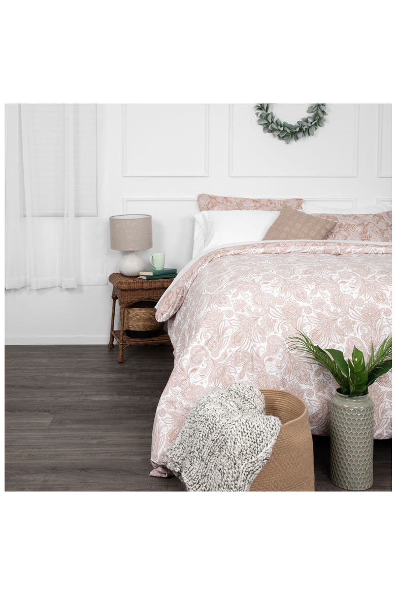 Premium Collection Perfect Paisley Comforter Set, Alternate, color, TAUPE