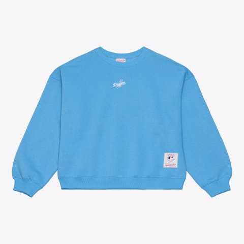 Men's Mitchell & Ness Light Blue Los Angeles Dodgers Insignia Fleece Sweatshirt