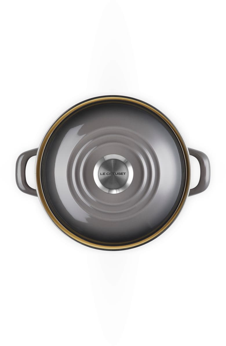 Le Creuset Enameled Stainless Steel Petite Stock Pot, Alternate, color, Oyster