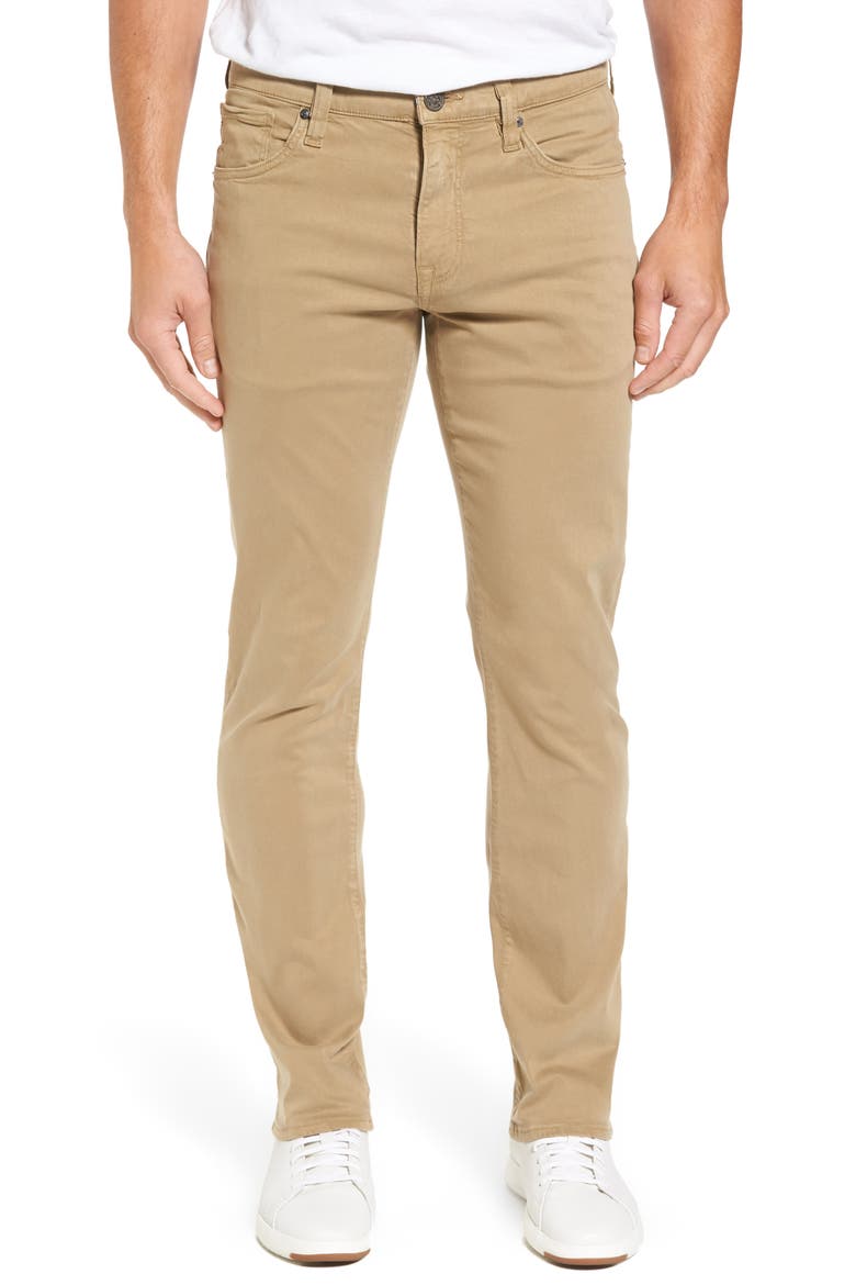 Courage Straight Leg Twill Pants, Main, color, OURAGE BRITISH KHAKI