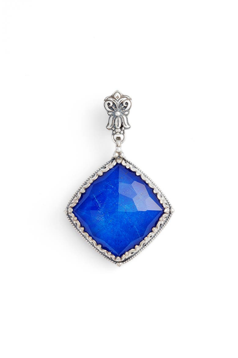 Andromeda Lapis Pendant, Main, color, STERLING SILVER