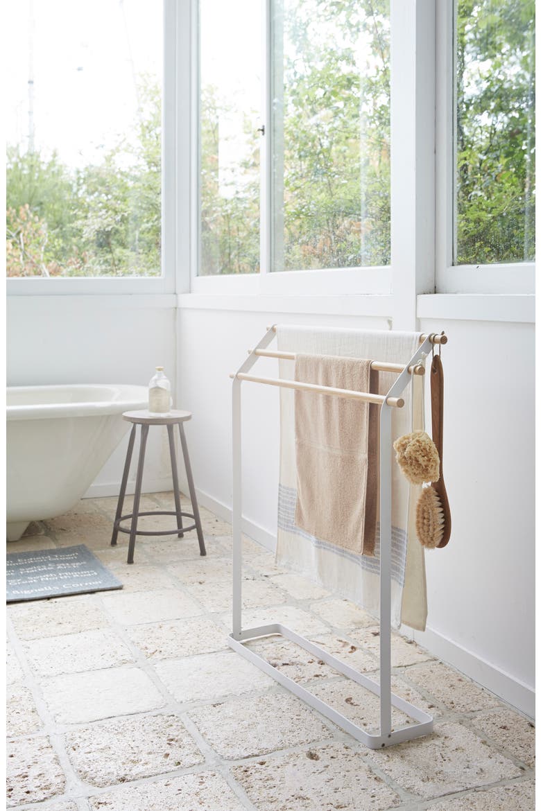 Bath Towel Hanger, Alternate, color, WHITE