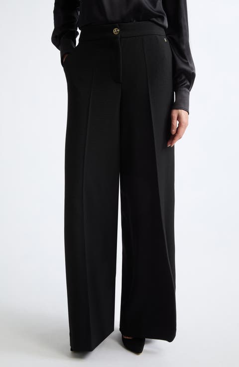 Palais Stretch Suiting Wide Leg Pants