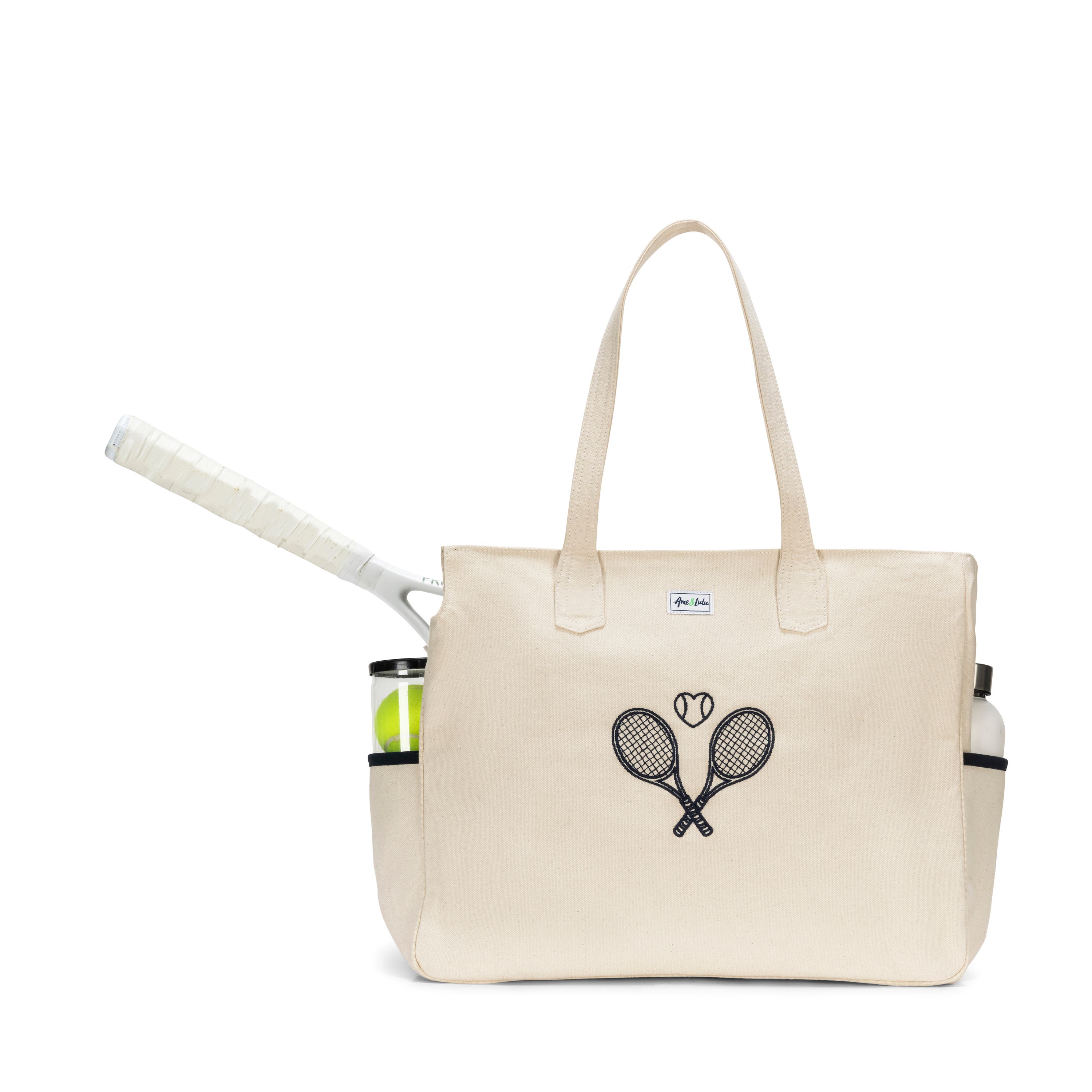 Ame & Lulu Tennis Love All Court Bag, Main, color, Classic Racquets