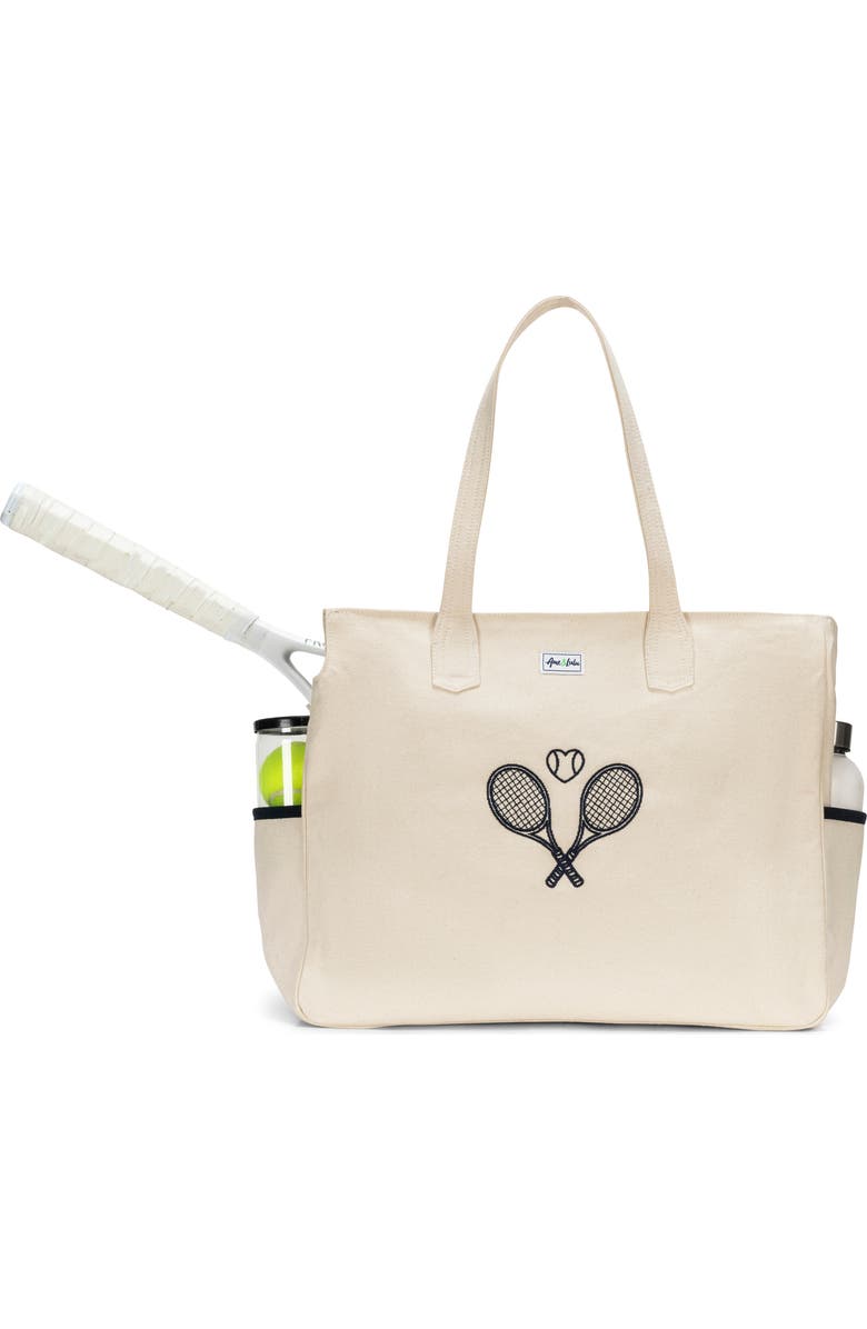 Ame & Lulu Tennis Love All Court Bag, Main, color, Classic Racquets