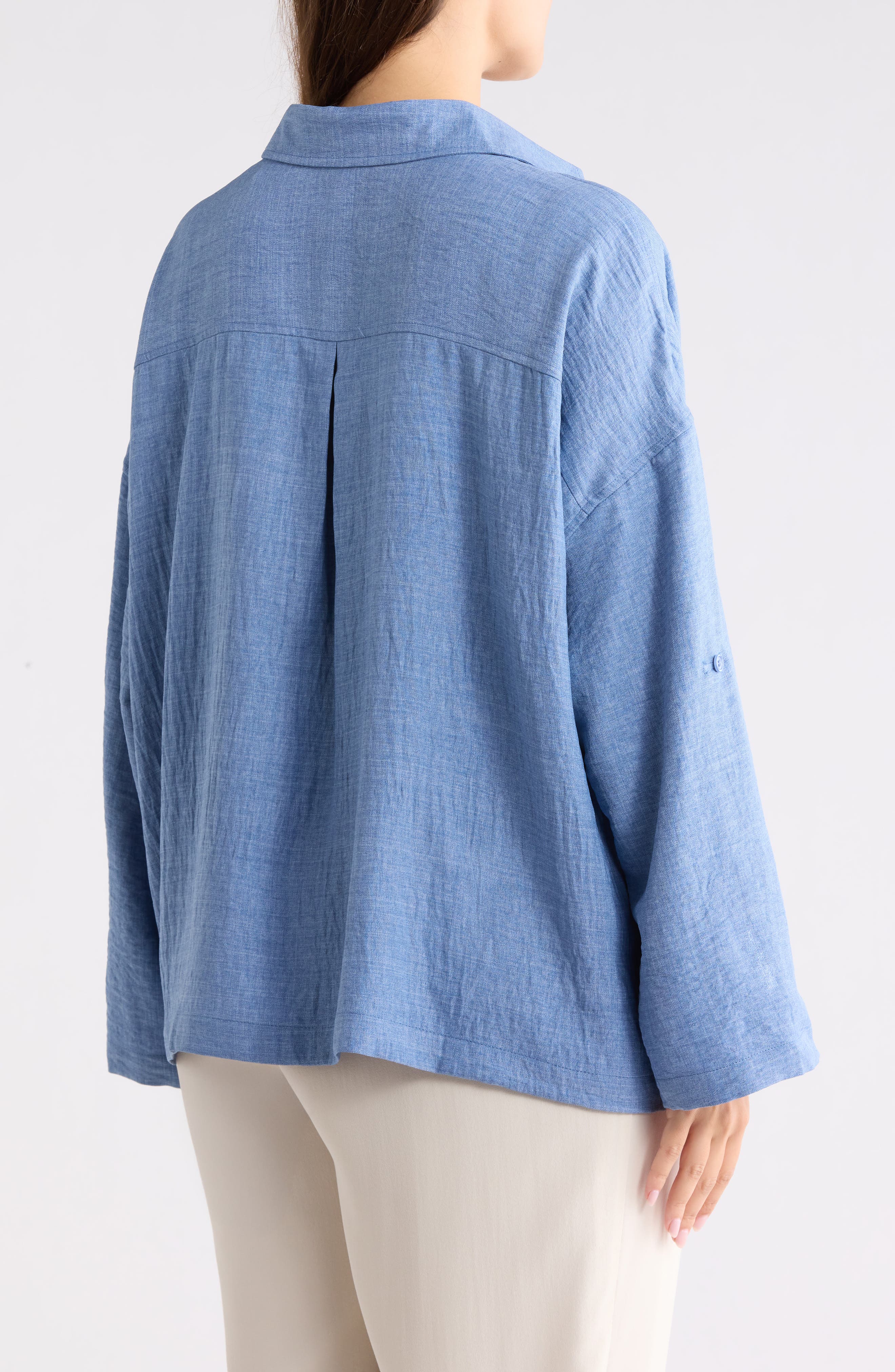 Roll Tab Sleeve Popover Top - image 4