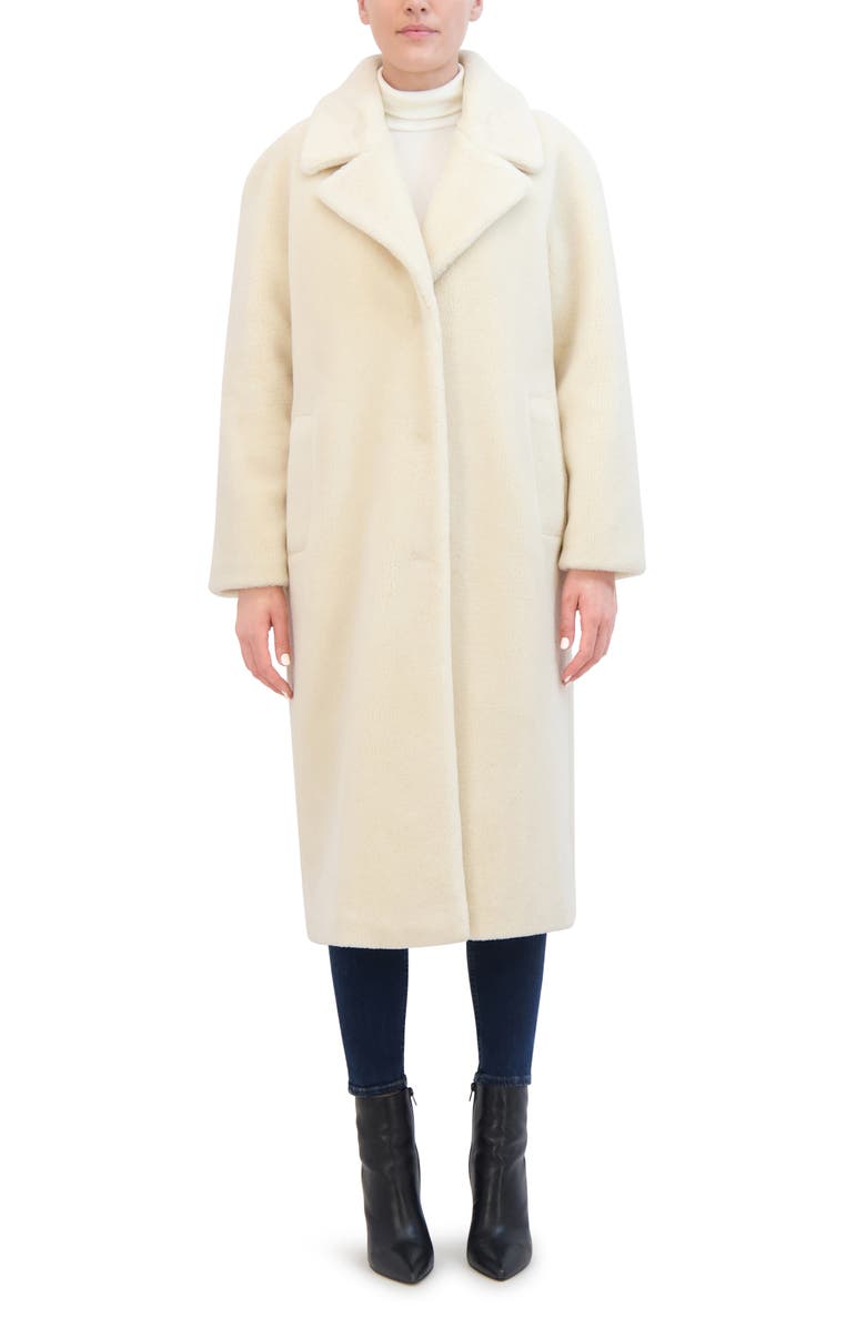 Rebecca Minkoff Oversize Faux Fur Coat, Main, color, 