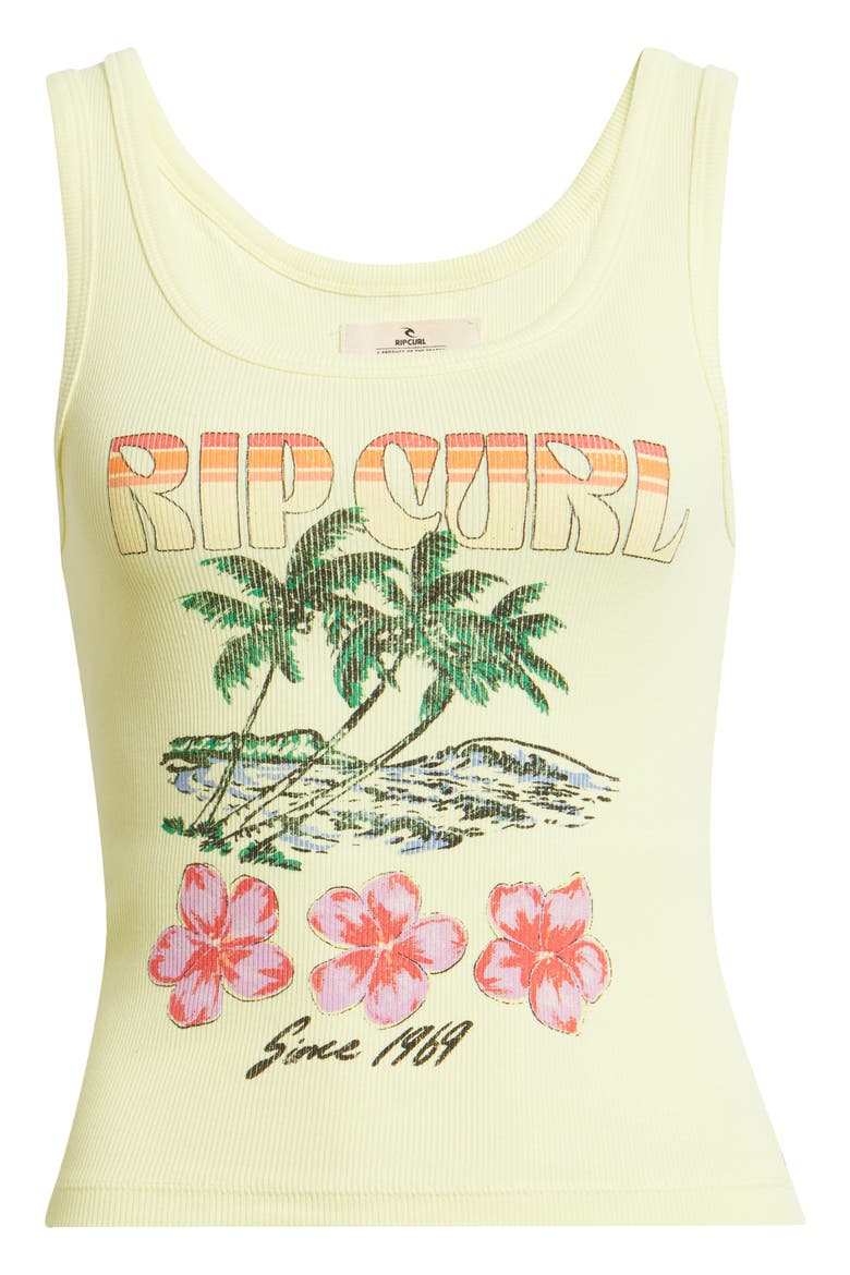 Hayley Graphic Tank, Alternate, color, PALE YELLOW
