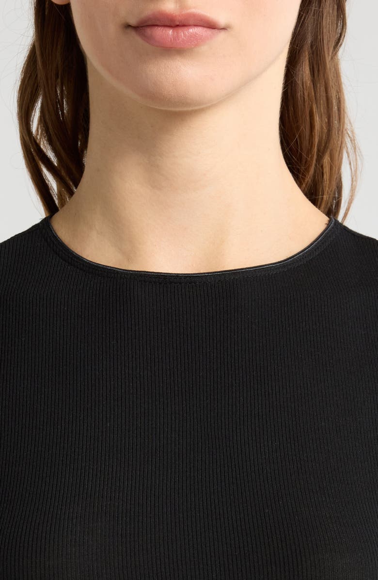 Natori Essentials Sleeveless Rib Pajamas, Alternate, color, Black