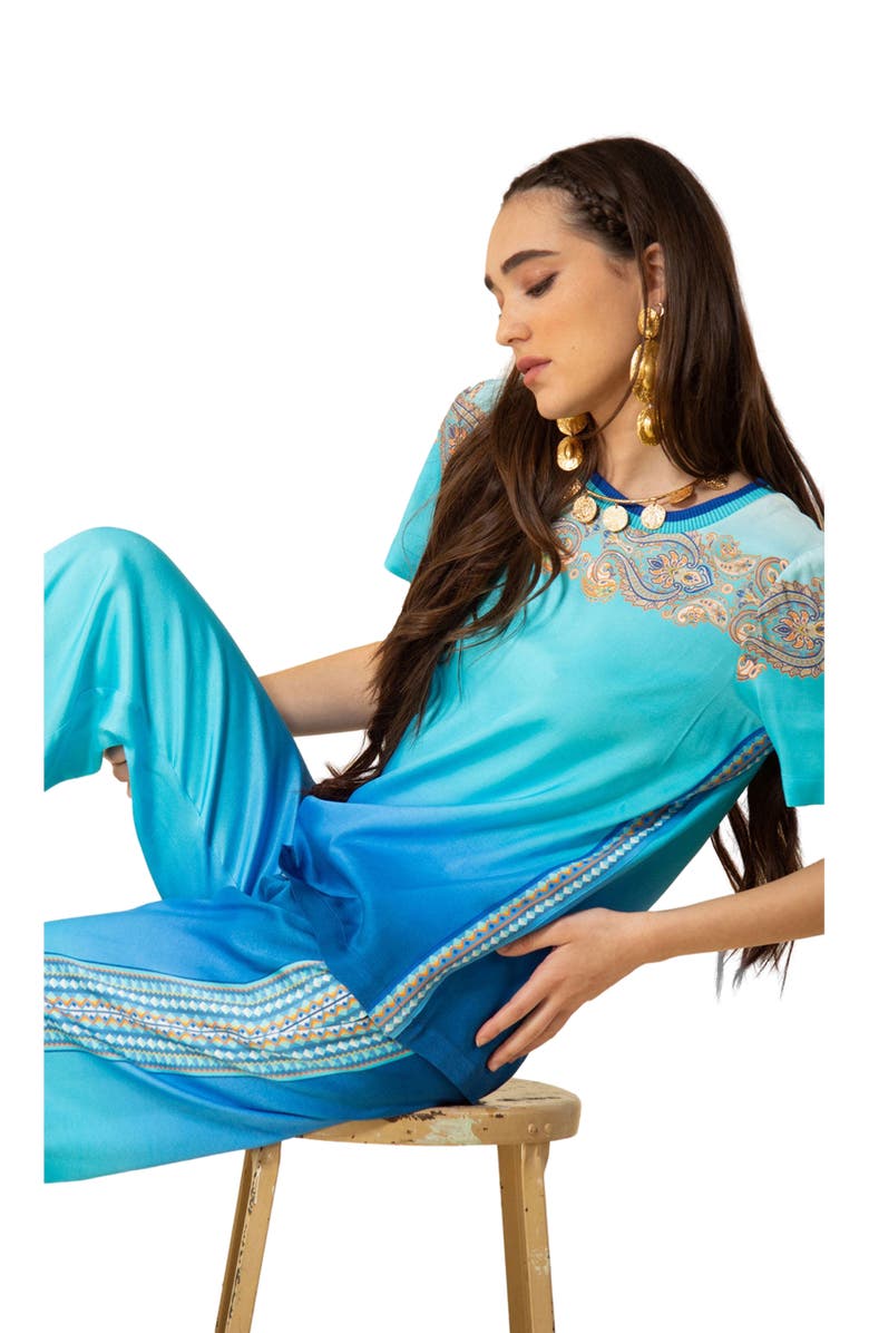 Hale Bob Raelynn Twill Pant, Alternate, color, 