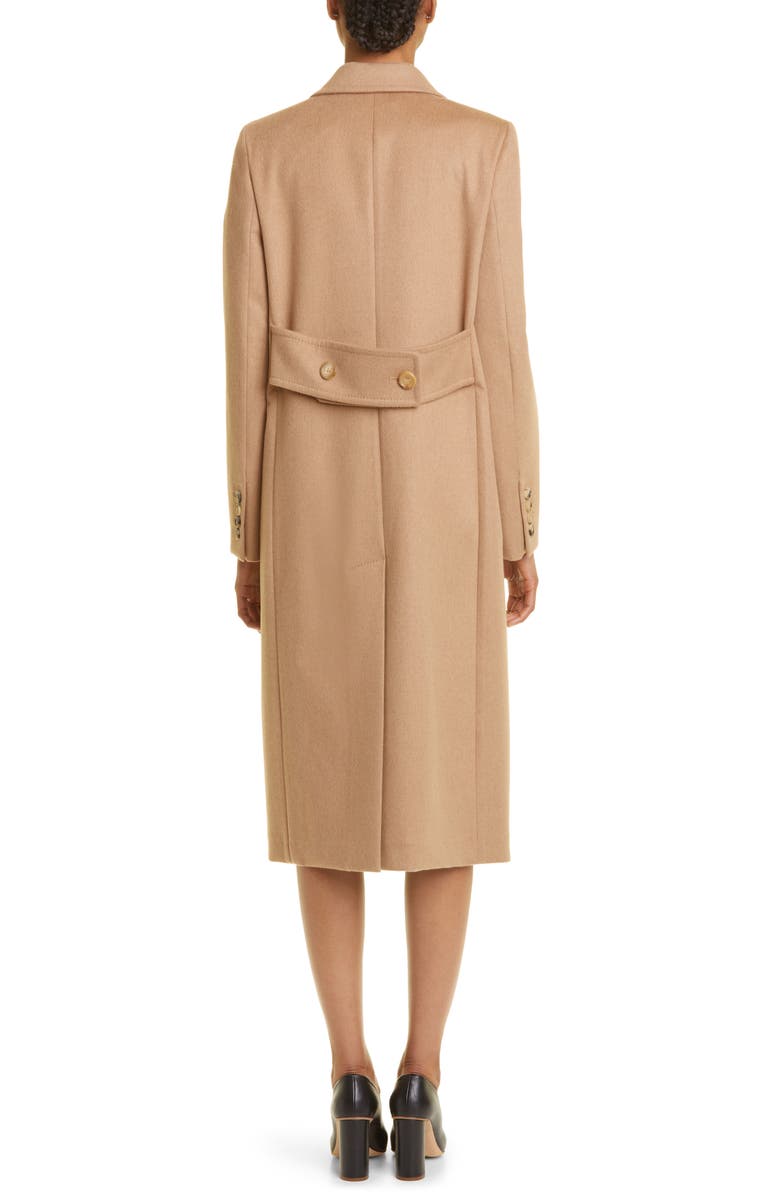 Max Mara Elmi Double Breasted Camel Hair Coat, Alternate, color, 