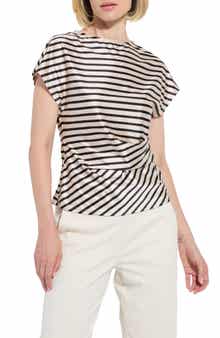 Lysse Bruna Stripe Satin Top